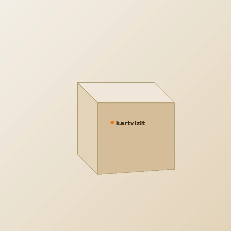 Ürün Kutusu 17.2x21.4 cm, 350 gr Amerikan Bristol