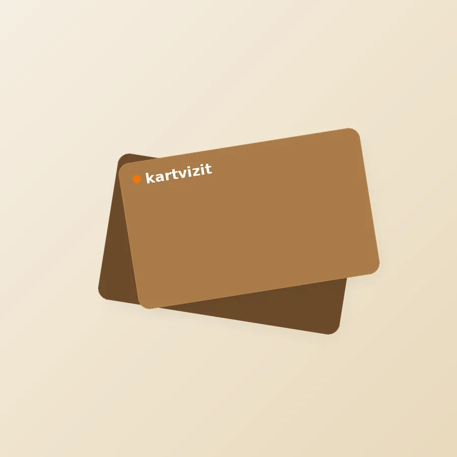 350 gr. Yaldızlı Kartvizit